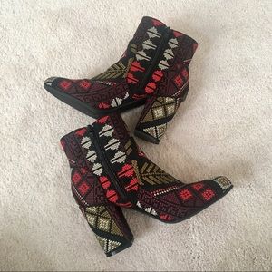 Embroidered Booties